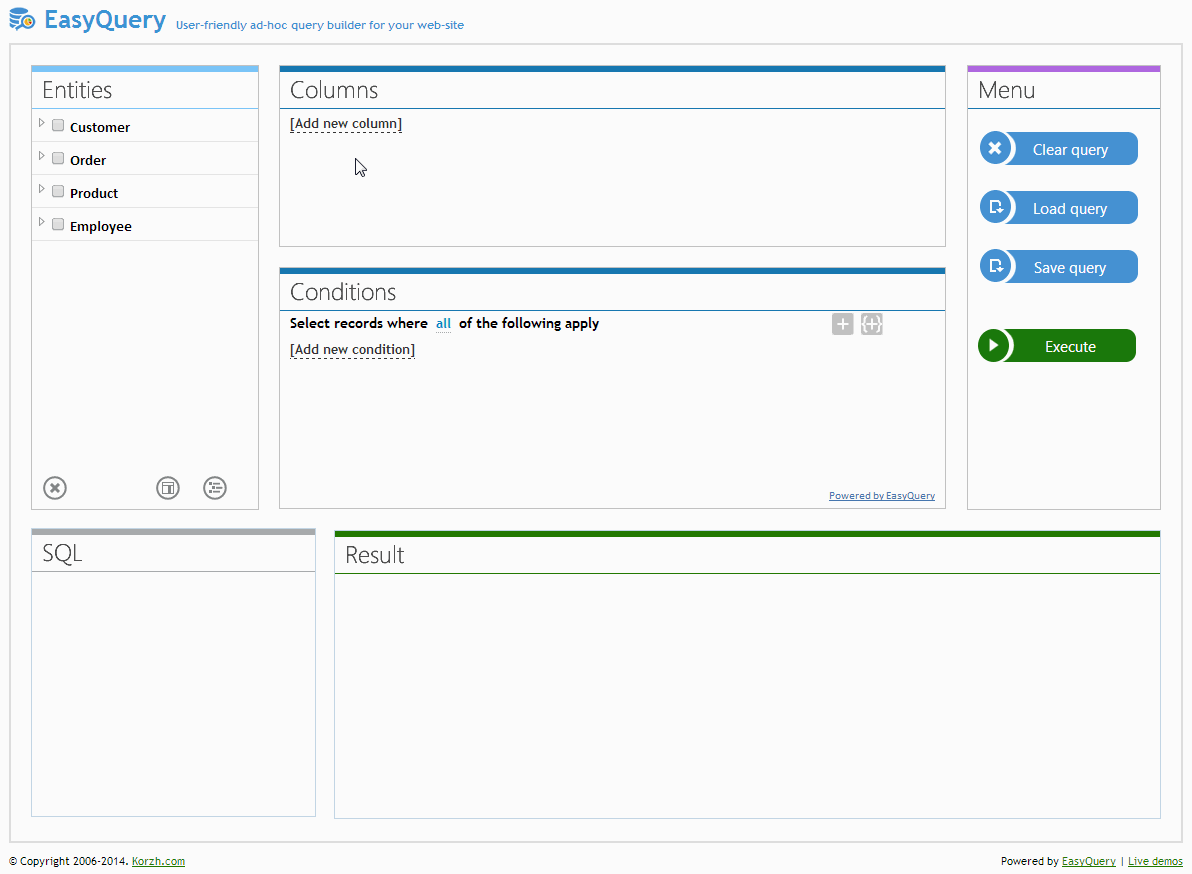 Query with OR operators